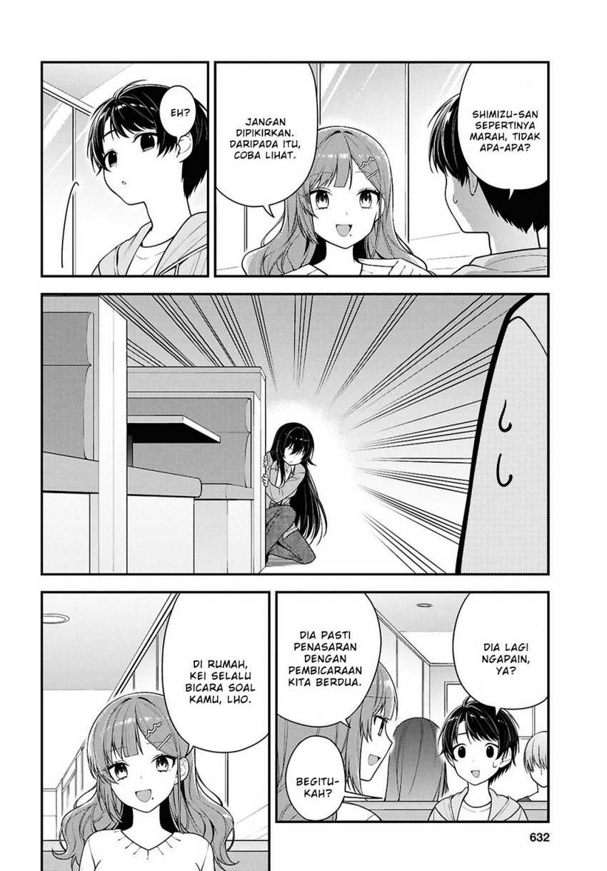 Tonari no Seki no Yankee Shimizu-san ga Kami o Kuroku Sometekita Chapter 5 - halaman 12