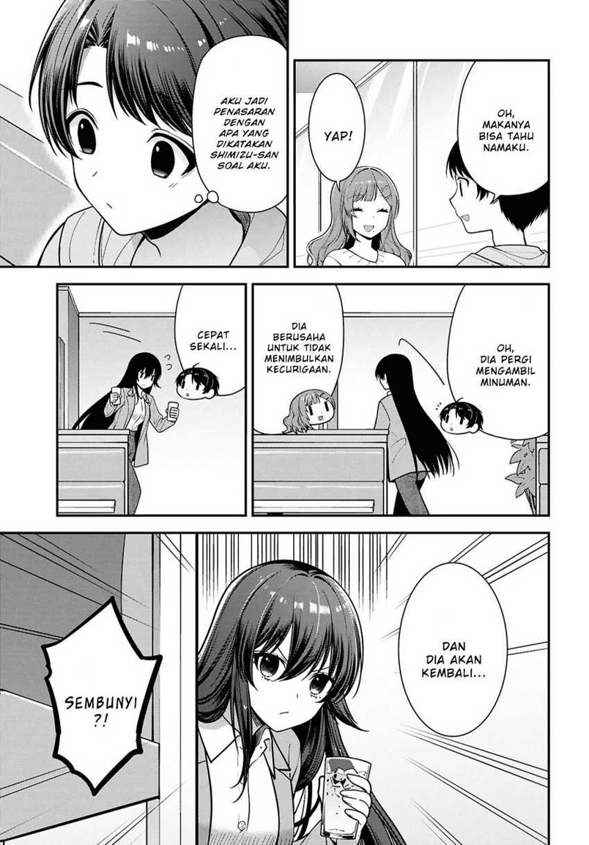 Tonari no Seki no Yankee Shimizu-san ga Kami o Kuroku Sometekita Chapter 5 - halaman 13