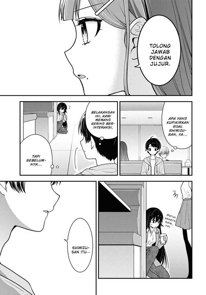 Tonari no Seki no Yankee Shimizu-san ga Kami o Kuroku Sometekita Chapter 5 - halaman 17