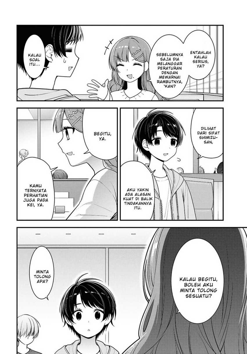 Tonari no Seki no Yankee Shimizu-san ga Kami o Kuroku Sometekita Chapter 5 - halaman 20