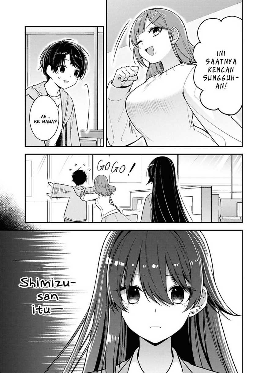 Tonari no Seki no Yankee Shimizu-san ga Kami o Kuroku Sometekita Chapter 5 - halaman 26
