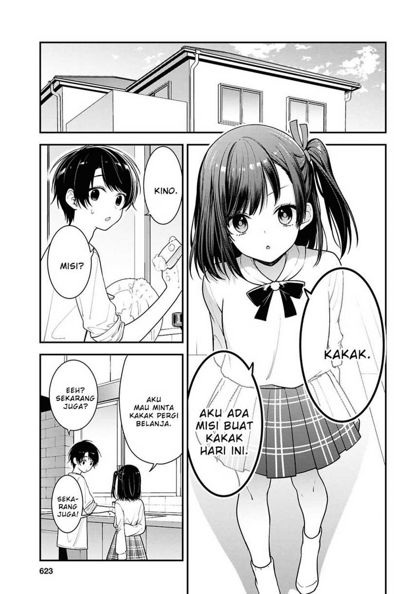 Tonari no Seki no Yankee Shimizu-san ga Kami o Kuroku Sometekita Chapter 5 - halaman 3