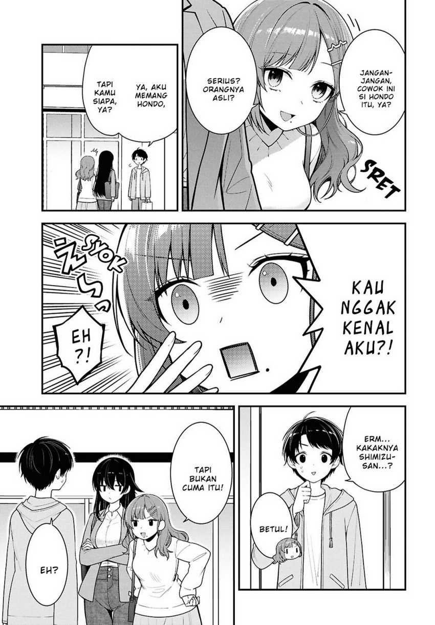 Tonari no Seki no Yankee Shimizu-san ga Kami o Kuroku Sometekita Chapter 5 - halaman 7