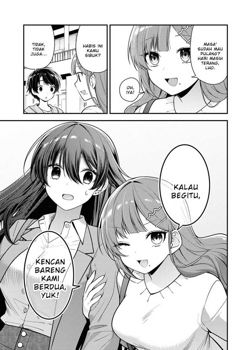 Tonari no Seki no Yankee Shimizu-san ga Kami o Kuroku Sometekita Chapter 5 - halaman 9