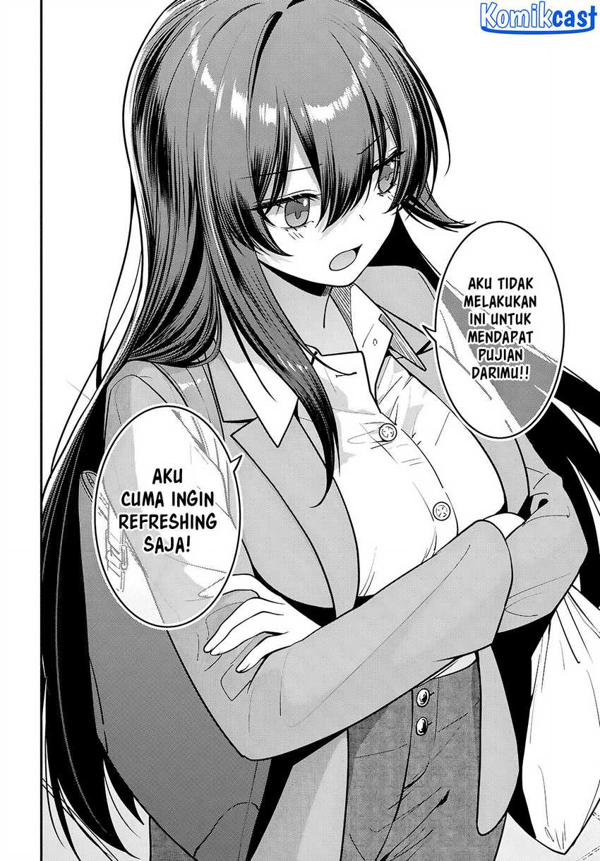 Tonari no Seki no Yankee Shimizu-san ga Kami o Kuroku Sometekita Chapter 6 - halaman 10