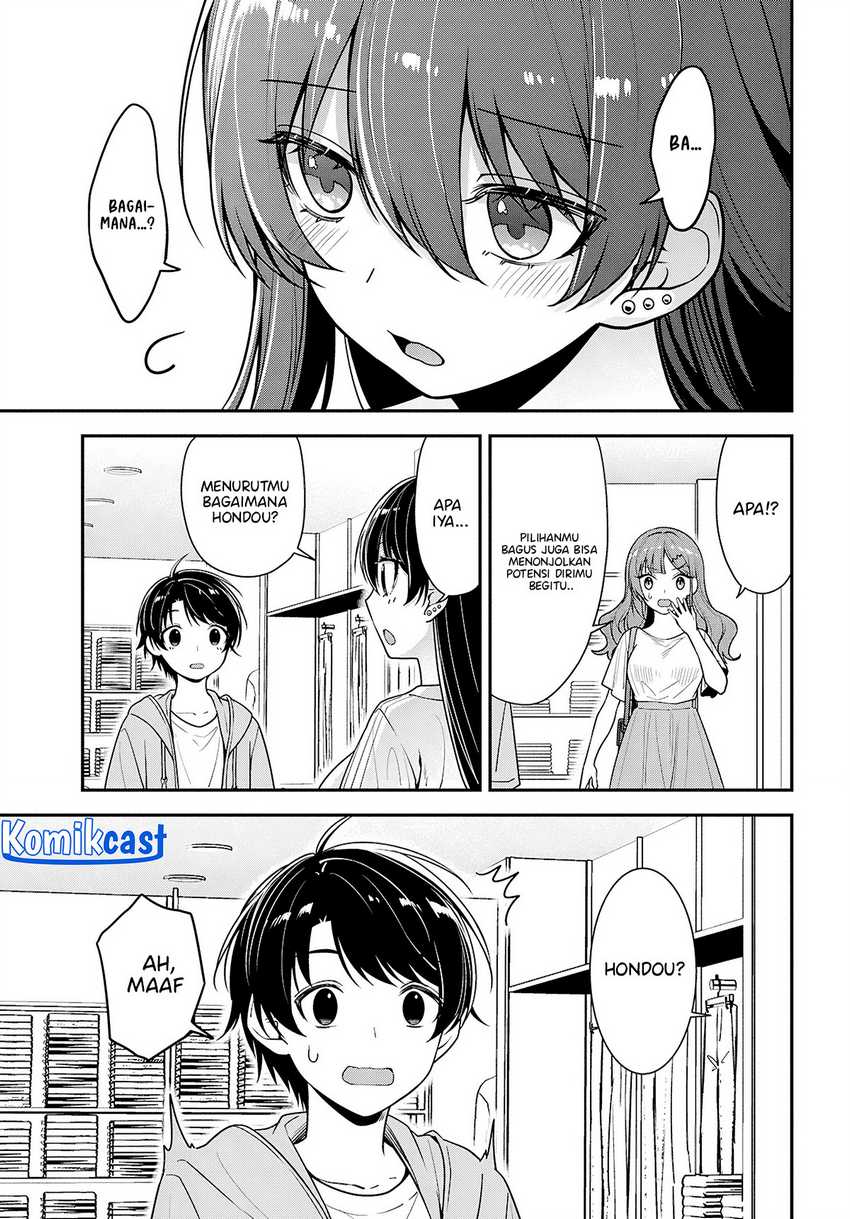 Tonari no Seki no Yankee Shimizu-san ga Kami o Kuroku Sometekita Chapter 6 - halaman 3