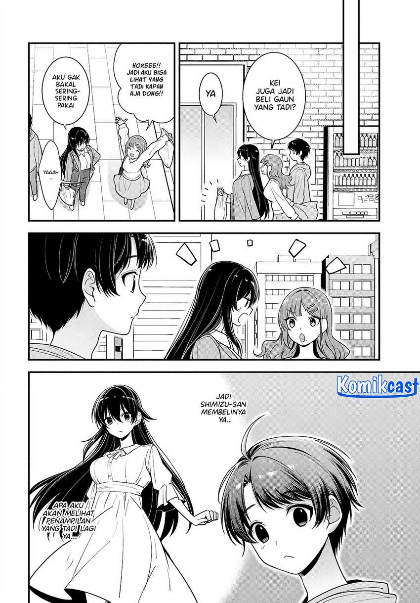 Tonari no Seki no Yankee Shimizu-san ga Kami o Kuroku Sometekita Chapter 6 - halaman 8