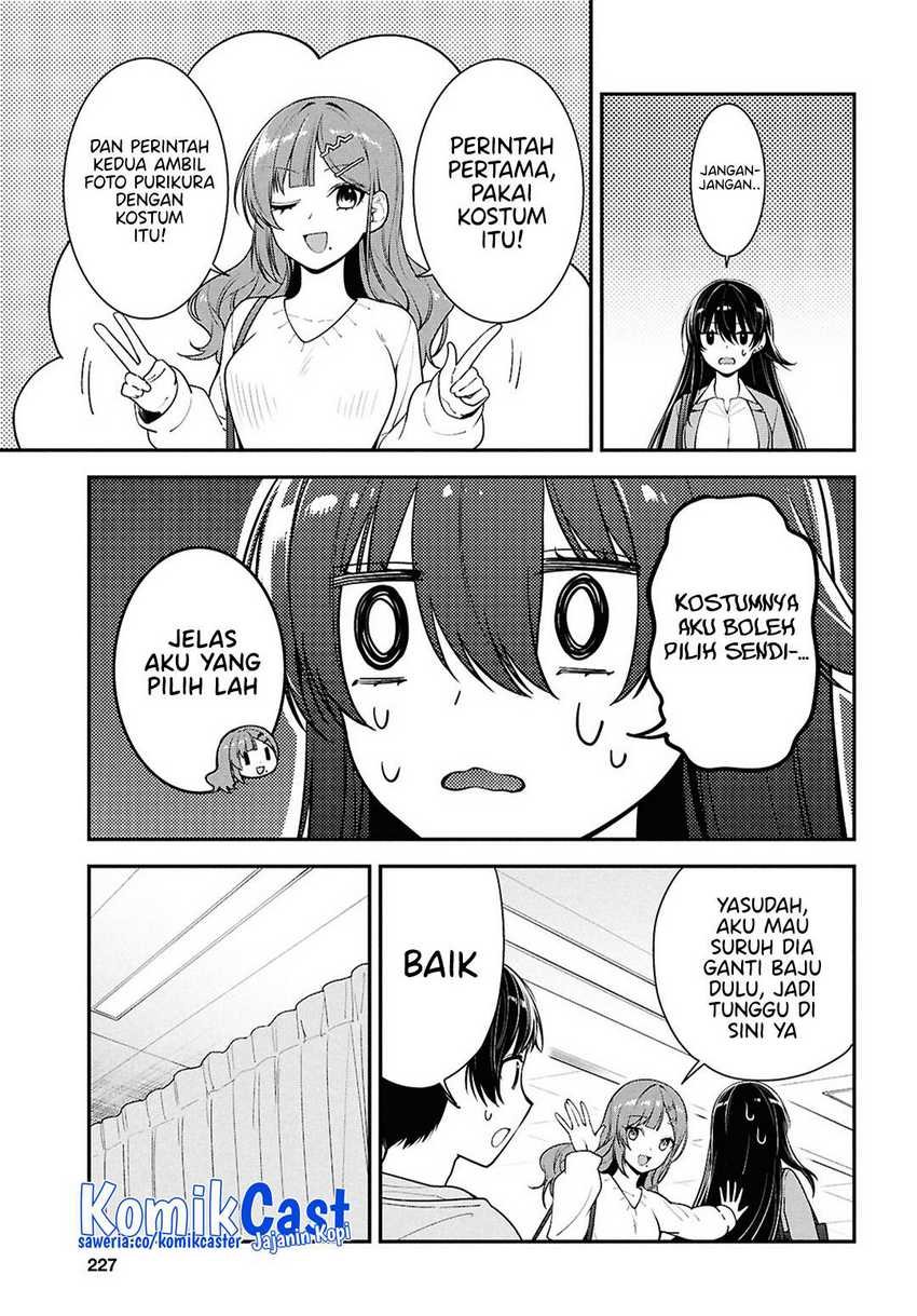Tonari no Seki no Yankee Shimizu-san ga Kami o Kuroku Sometekita Chapter 7 - halaman 1