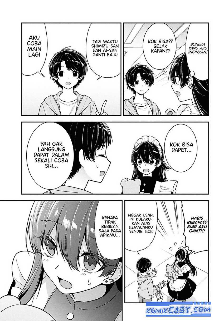Tonari no Seki no Yankee Shimizu-san ga Kami o Kuroku Sometekita Chapter 7 - halaman 12