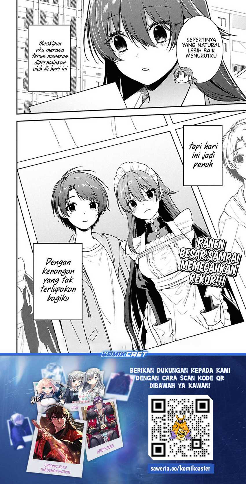 Tonari no Seki no Yankee Shimizu-san ga Kami o Kuroku Sometekita Chapter 7 - halaman 17