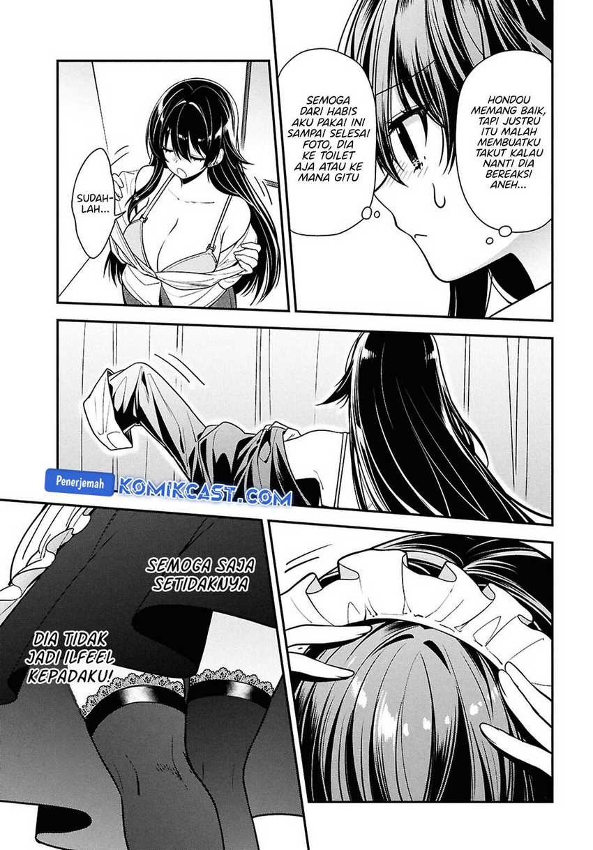 Tonari no Seki no Yankee Shimizu-san ga Kami o Kuroku Sometekita Chapter 7 - halaman 3