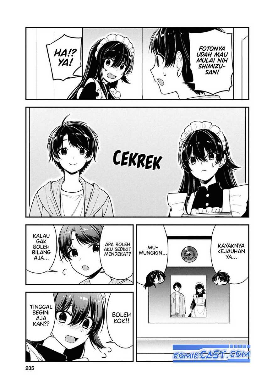 Tonari no Seki no Yankee Shimizu-san ga Kami o Kuroku Sometekita Chapter 7 - halaman 8