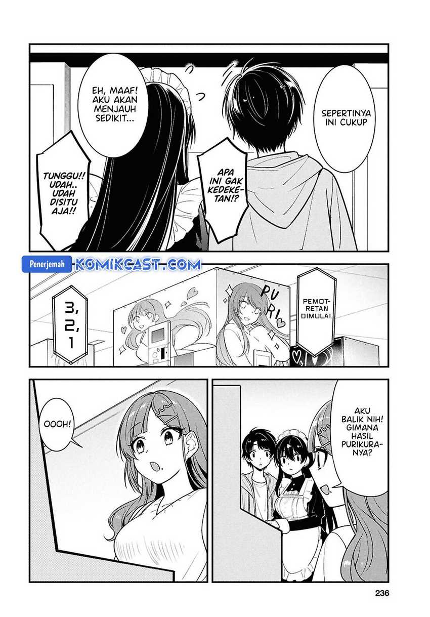 Tonari no Seki no Yankee Shimizu-san ga Kami o Kuroku Sometekita Chapter 7 - halaman 9