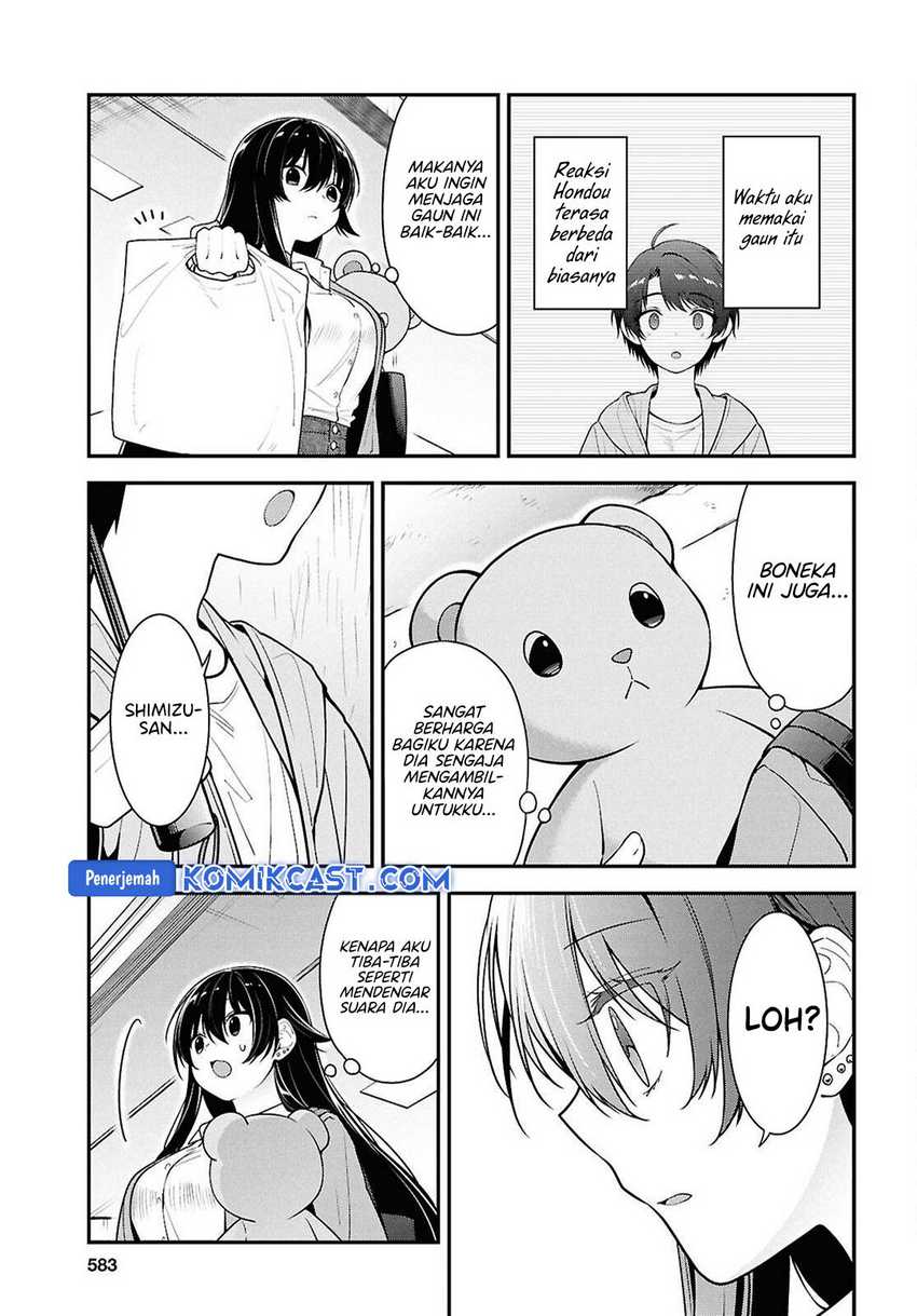 Tonari no Seki no Yankee Shimizu-san ga Kami o Kuroku Sometekita Chapter 8 - halaman 10