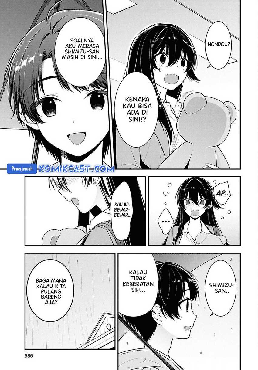 Tonari no Seki no Yankee Shimizu-san ga Kami o Kuroku Sometekita Chapter 8 - halaman 12