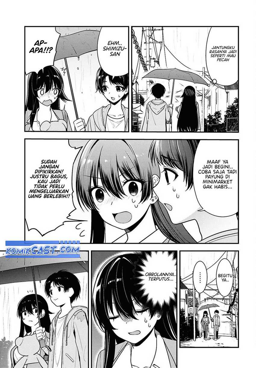 Tonari no Seki no Yankee Shimizu-san ga Kami o Kuroku Sometekita Chapter 8 - halaman 14