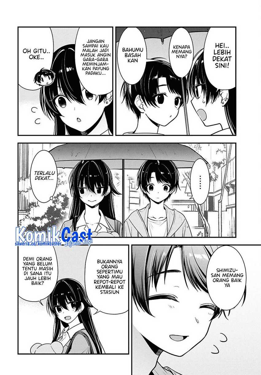 Tonari no Seki no Yankee Shimizu-san ga Kami o Kuroku Sometekita Chapter 8 - halaman 15