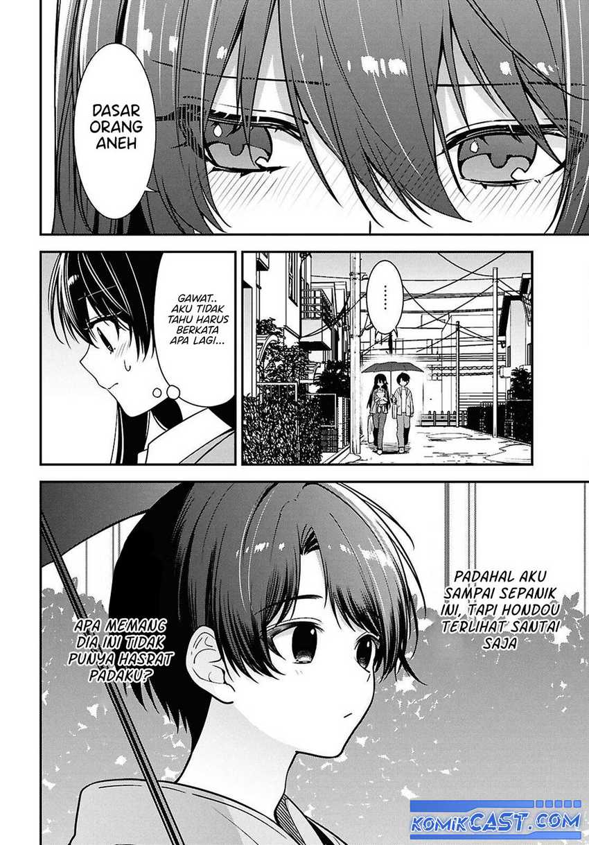 Tonari no Seki no Yankee Shimizu-san ga Kami o Kuroku Sometekita Chapter 8 - halaman 28