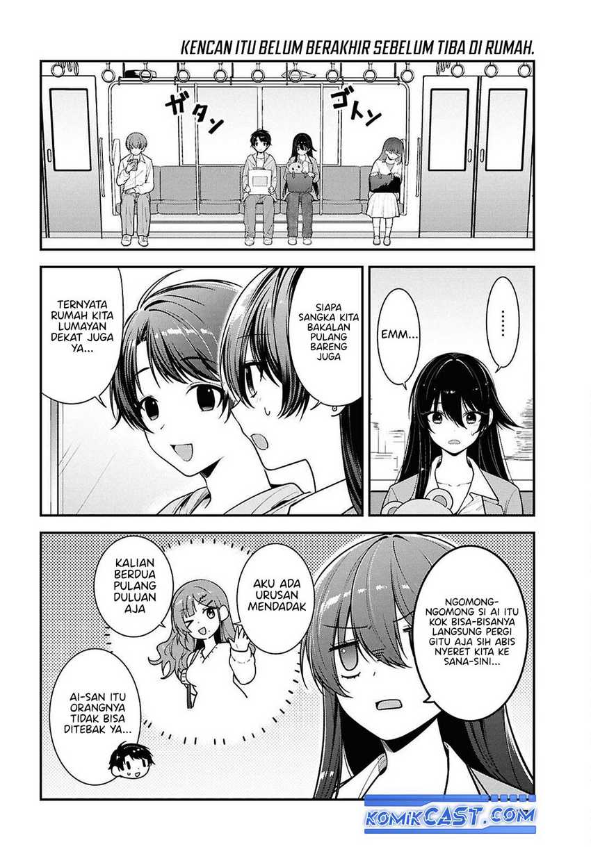 Tonari no Seki no Yankee Shimizu-san ga Kami o Kuroku Sometekita Chapter 8 - halaman 3