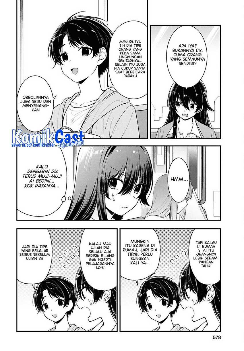 Tonari no Seki no Yankee Shimizu-san ga Kami o Kuroku Sometekita Chapter 8 - halaman 5