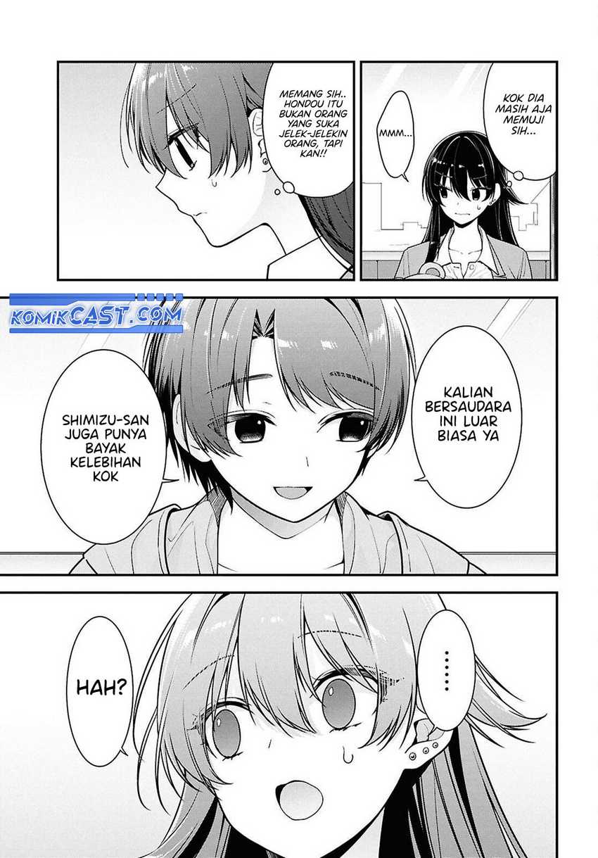 Tonari no Seki no Yankee Shimizu-san ga Kami o Kuroku Sometekita Chapter 8 - halaman 6