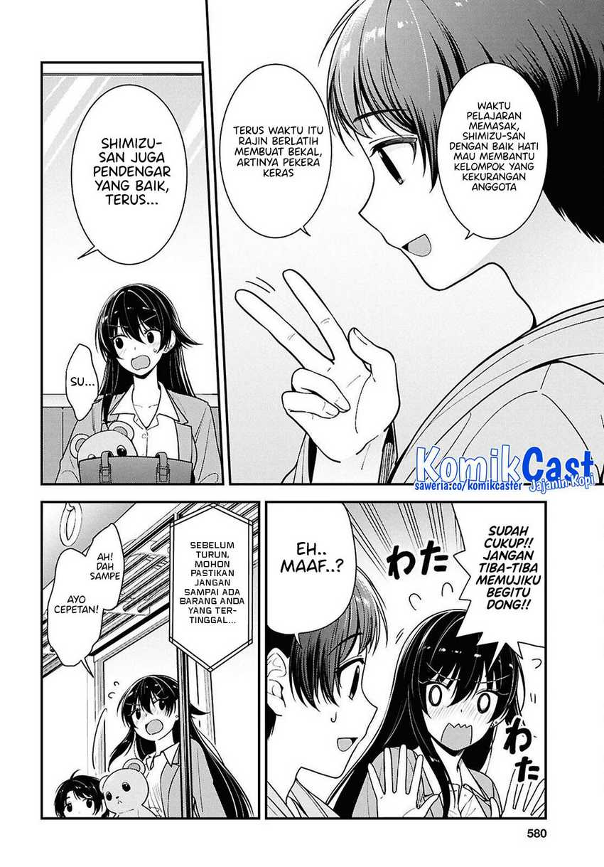 Tonari no Seki no Yankee Shimizu-san ga Kami o Kuroku Sometekita Chapter 8 - halaman 7
