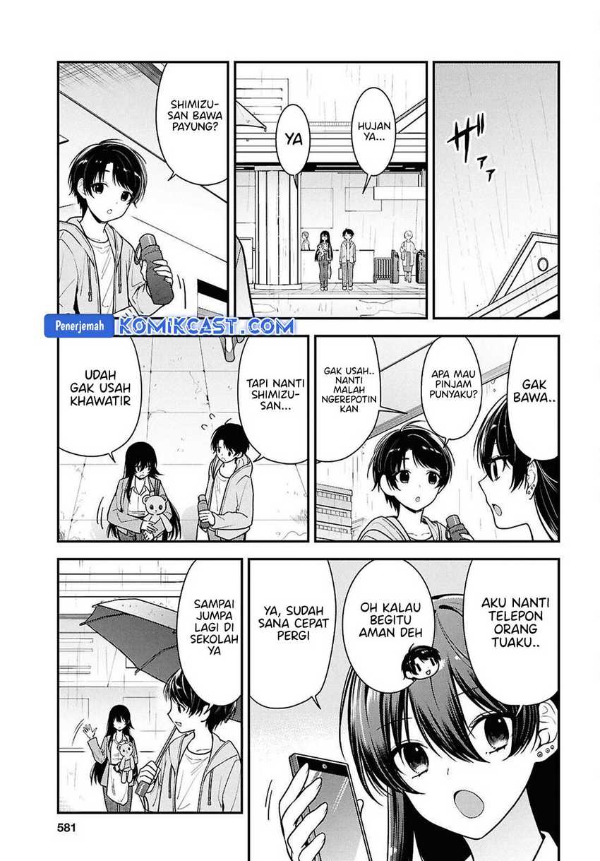 Tonari no Seki no Yankee Shimizu-san ga Kami o Kuroku Sometekita Chapter 8 - halaman 8