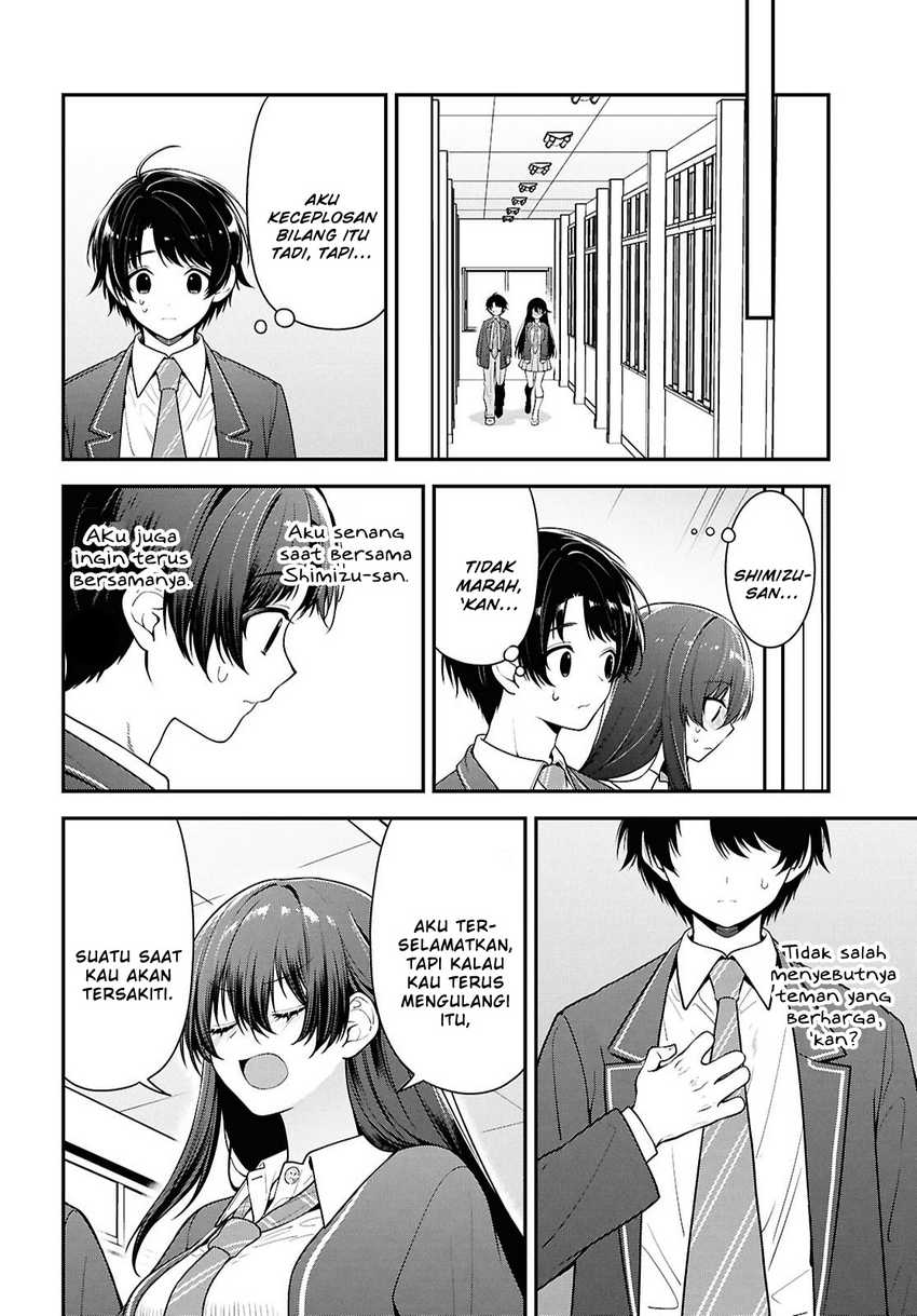 Tonari no Seki no Yankee Shimizu-san ga Kami o Kuroku Sometekita Chapter 9 - halaman 11