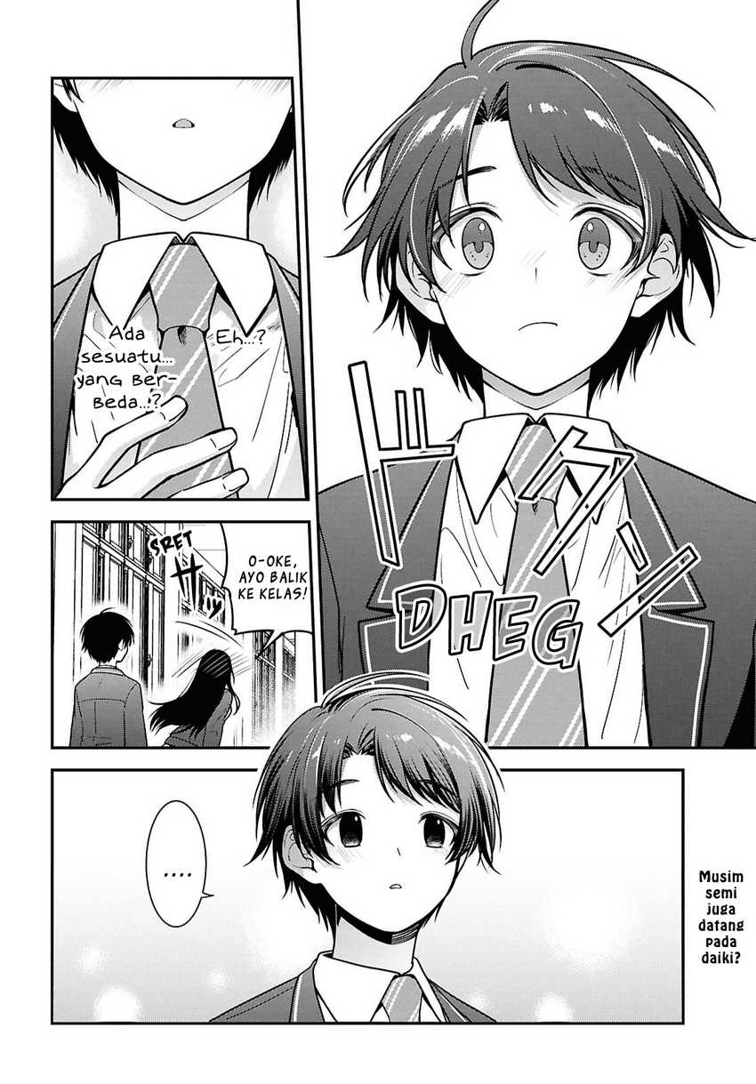 Tonari no Seki no Yankee Shimizu-san ga Kami o Kuroku Sometekita Chapter 9 - halaman 16