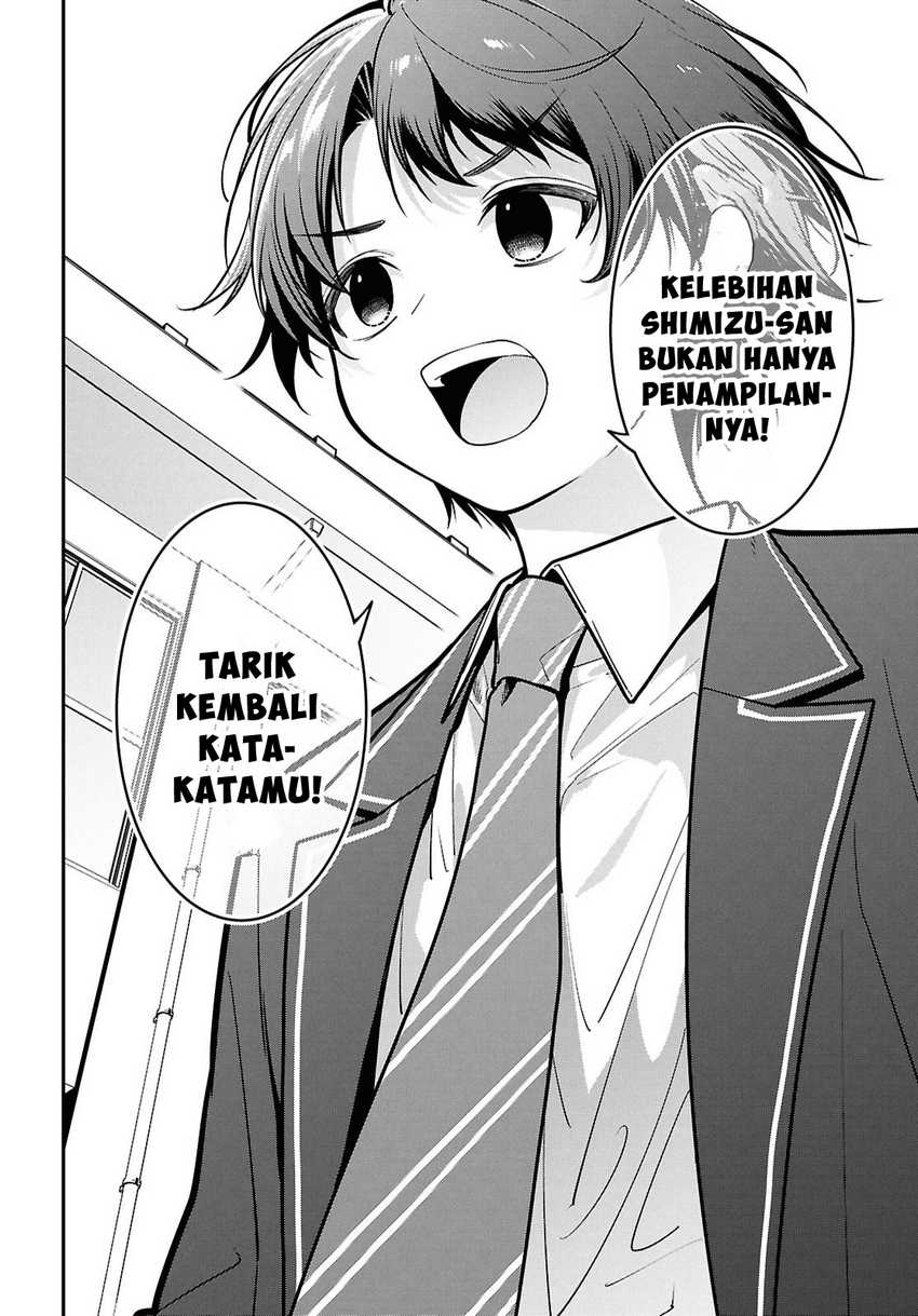 Tonari no Seki no Yankee Shimizu-san ga Kami o Kuroku Sometekita Chapter 9 - halaman 4