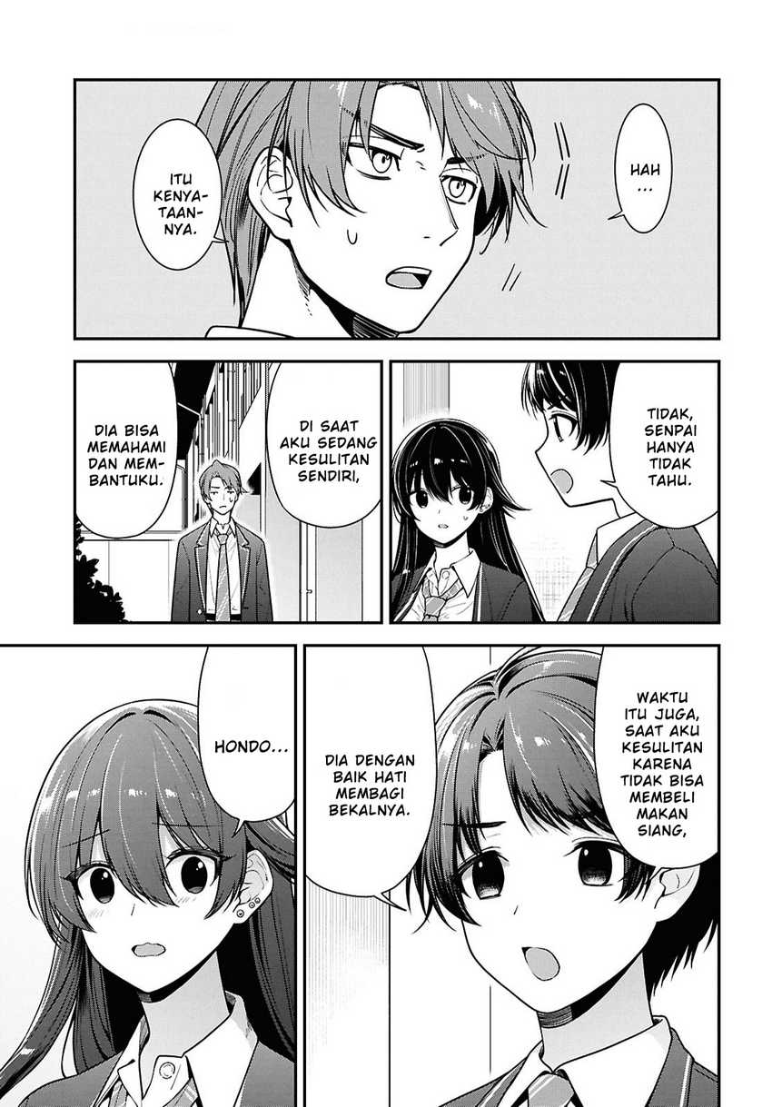 Tonari no Seki no Yankee Shimizu-san ga Kami o Kuroku Sometekita Chapter 9 - halaman 5