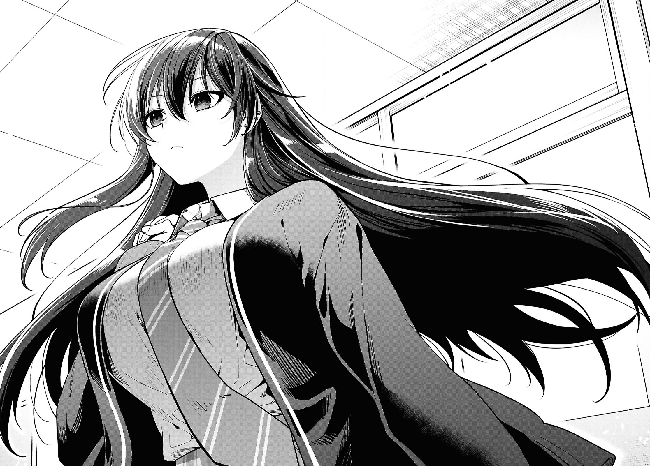 Tonari no Seki no Yankee Shimizu-san ga Kami wo Kuroku Sometekita Chapter 1 - halaman 10