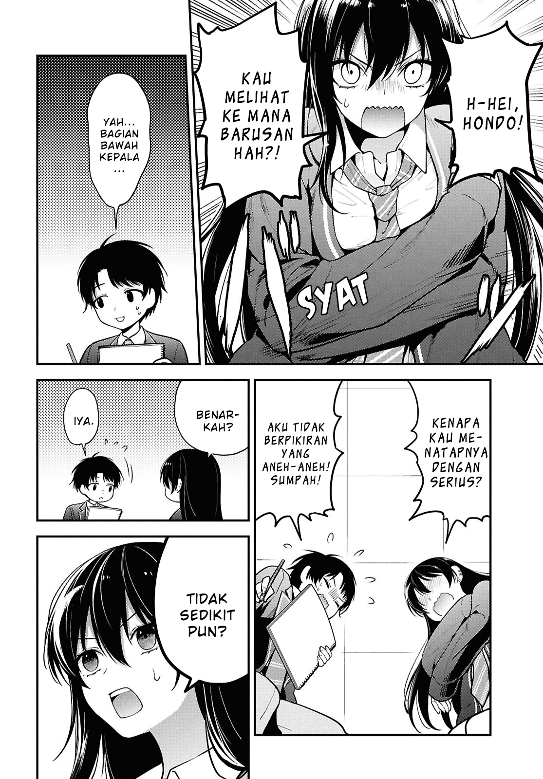 Tonari no Seki no Yankee Shimizu-san ga Kami wo Kuroku Sometekita Chapter 1 - halaman 19
