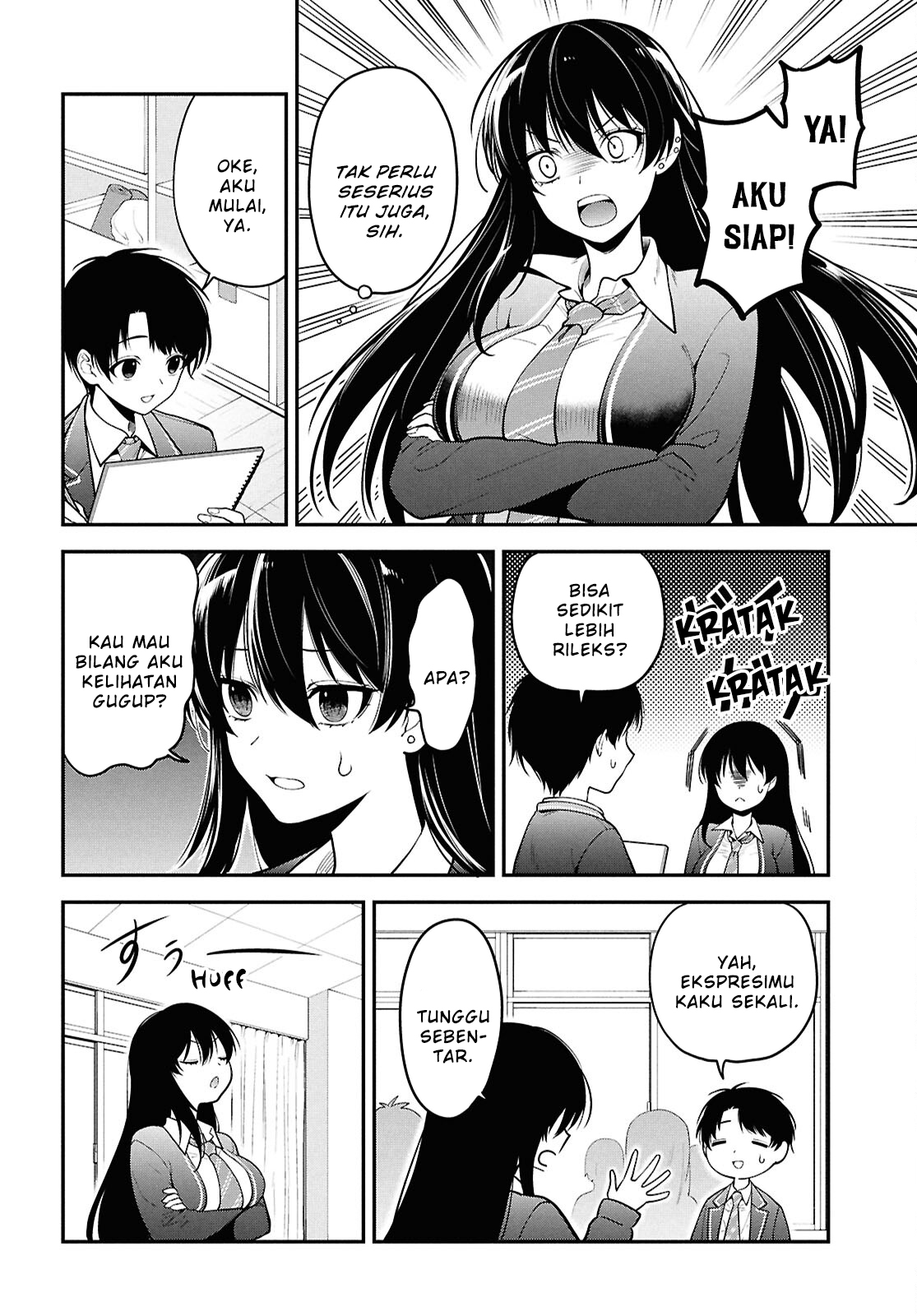 Tonari no Seki no Yankee Shimizu-san ga Kami wo Kuroku Sometekita Chapter 1 - halaman 23
