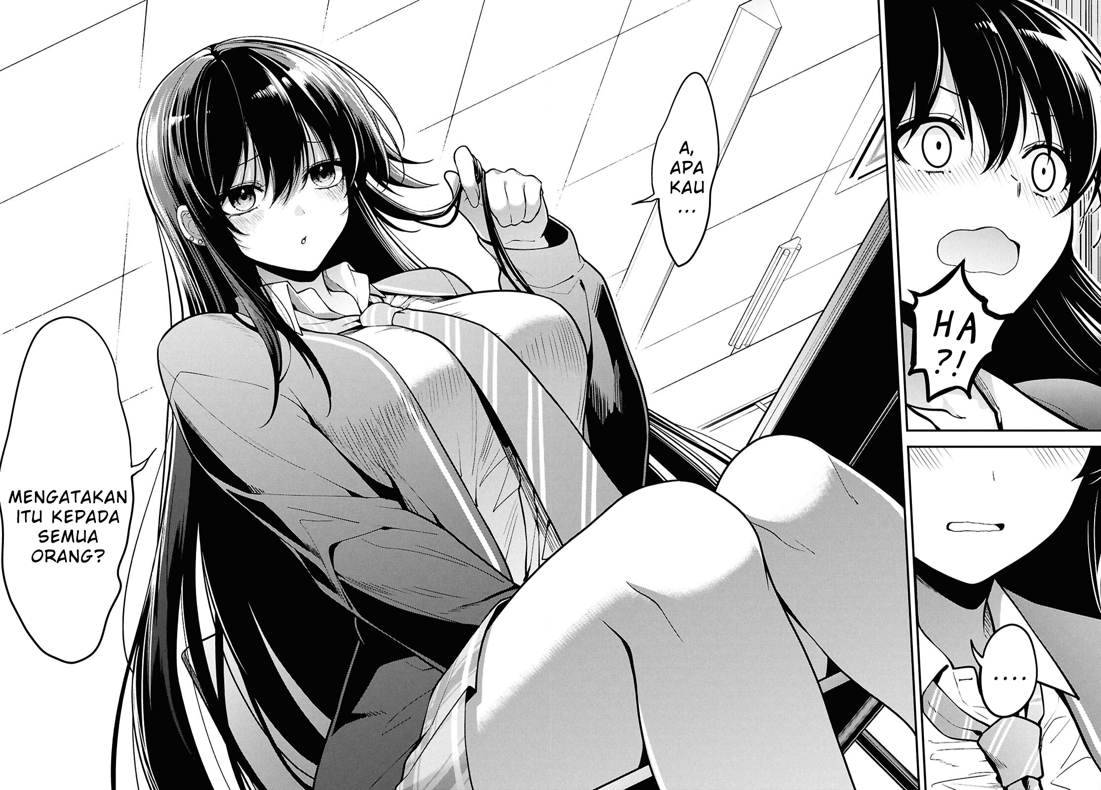Tonari no Seki no Yankee Shimizu-san ga Kami wo Kuroku Sometekita Chapter 1 - halaman 27