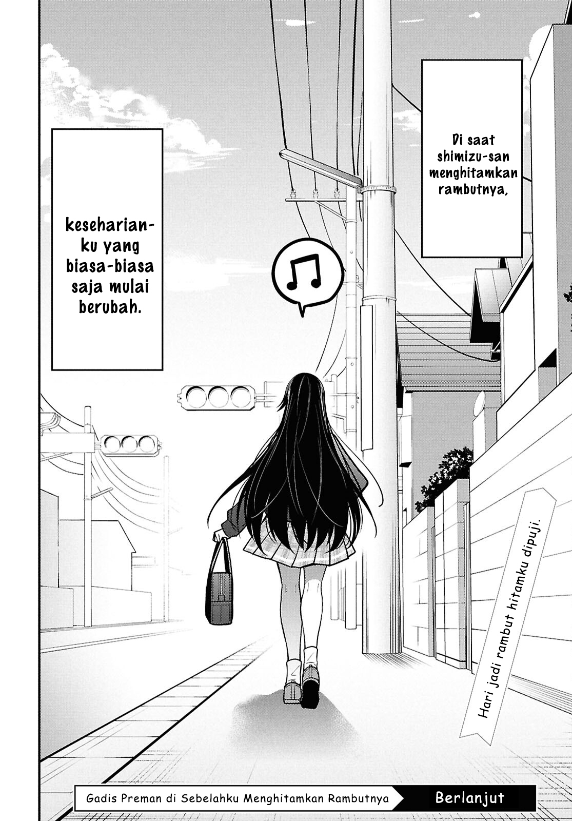 Tonari no Seki no Yankee Shimizu-san ga Kami wo Kuroku Sometekita Chapter 1 - halaman 34