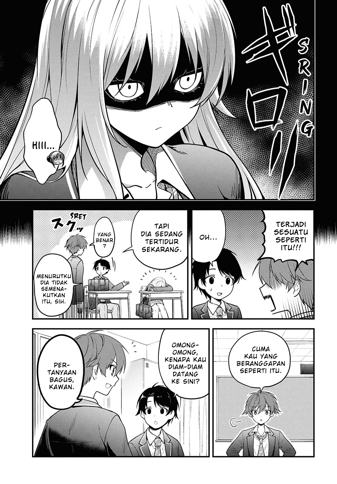 Tonari no Seki no Yankee Shimizu-san ga Kami wo Kuroku Sometekita Chapter 1 - halaman 5