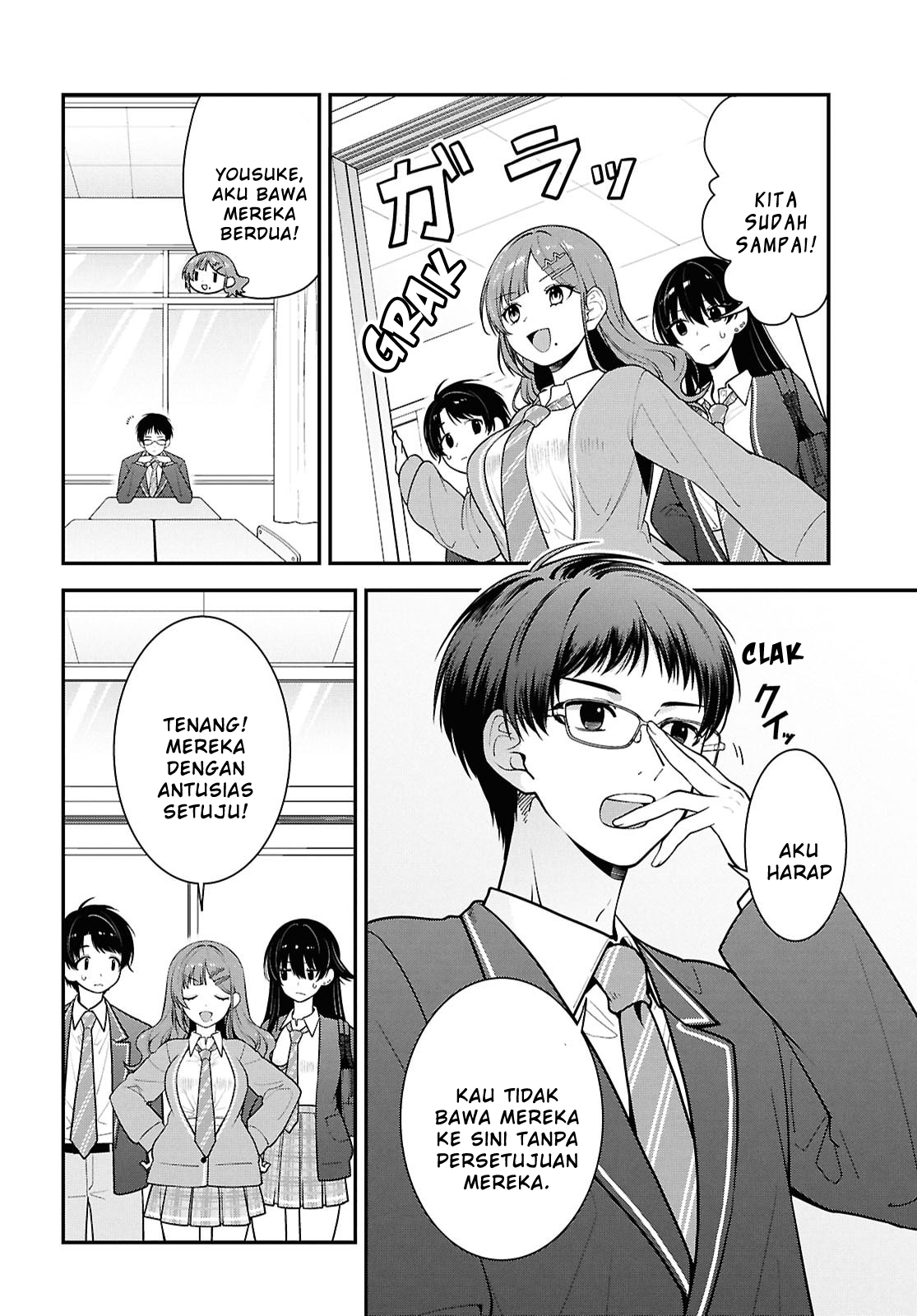 Tonari no Seki no Yankee Shimizu-san ga Kami wo Kuroku Sometekita Chapter 10 - halaman 14