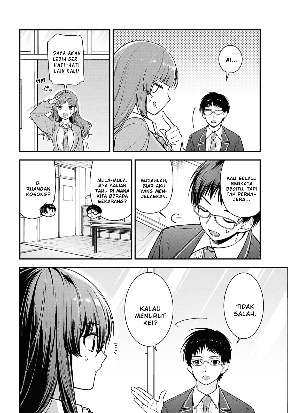 Tonari no Seki no Yankee Shimizu-san ga Kami wo Kuroku Sometekita Chapter 10 - halaman 16