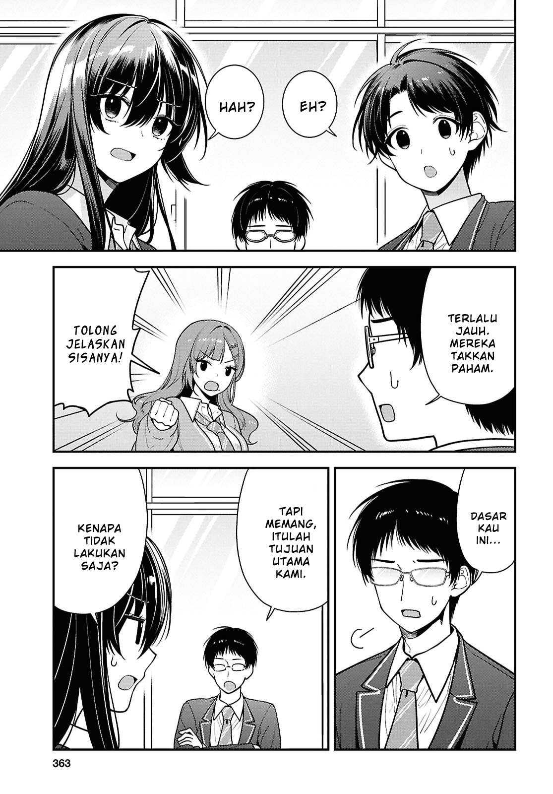 Tonari no Seki no Yankee Shimizu-san ga Kami wo Kuroku Sometekita Chapter 10 - halaman 21