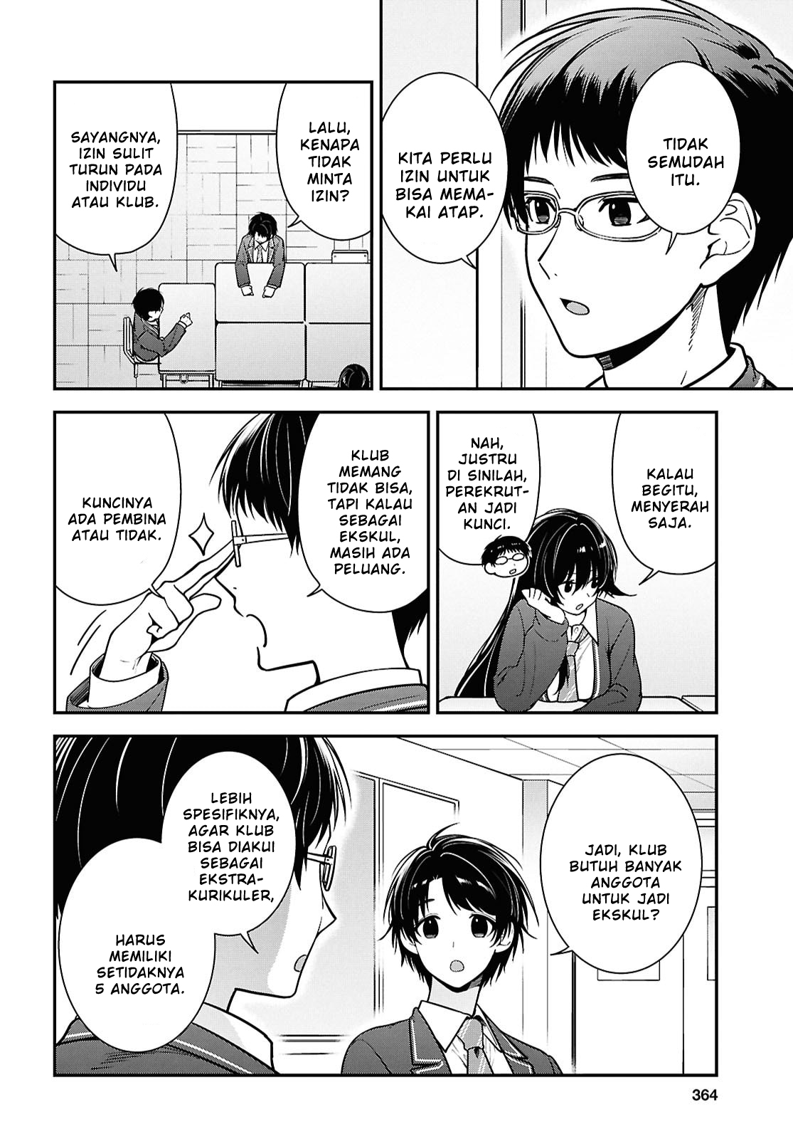 Tonari no Seki no Yankee Shimizu-san ga Kami wo Kuroku Sometekita Chapter 10 - halaman 22