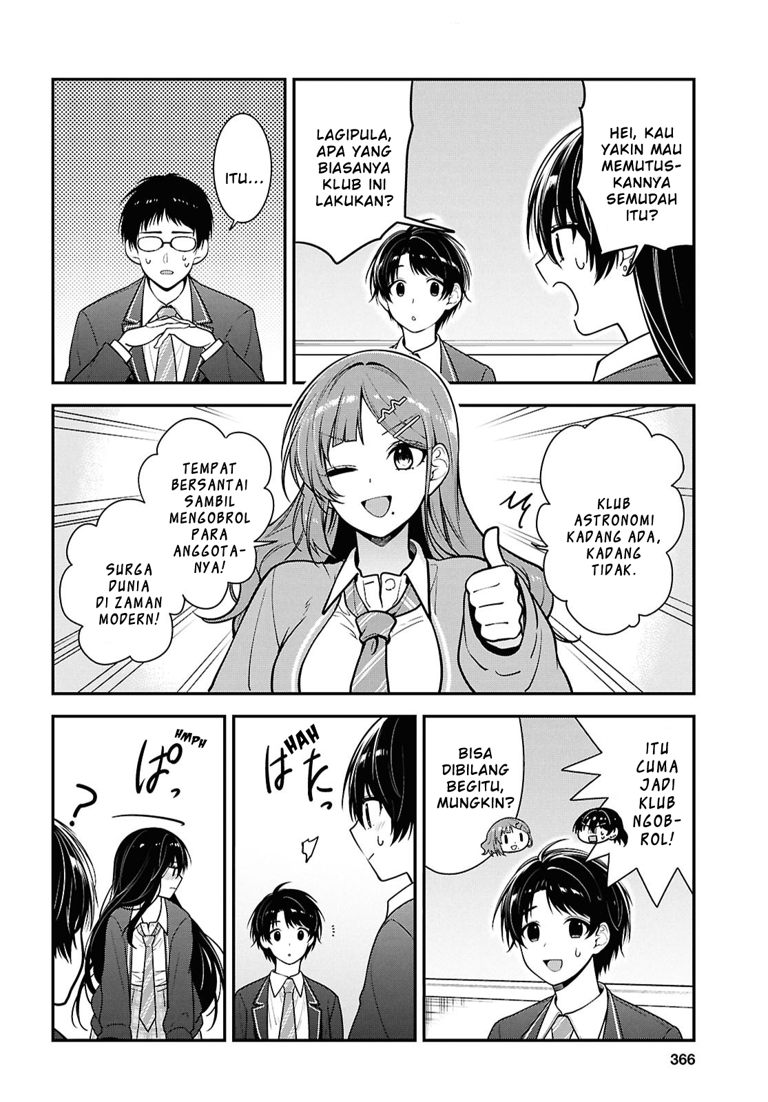 Tonari no Seki no Yankee Shimizu-san ga Kami wo Kuroku Sometekita Chapter 10 - halaman 24