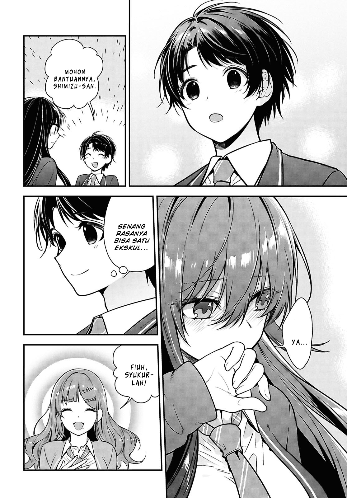 Tonari no Seki no Yankee Shimizu-san ga Kami wo Kuroku Sometekita Chapter 10 - halaman 33