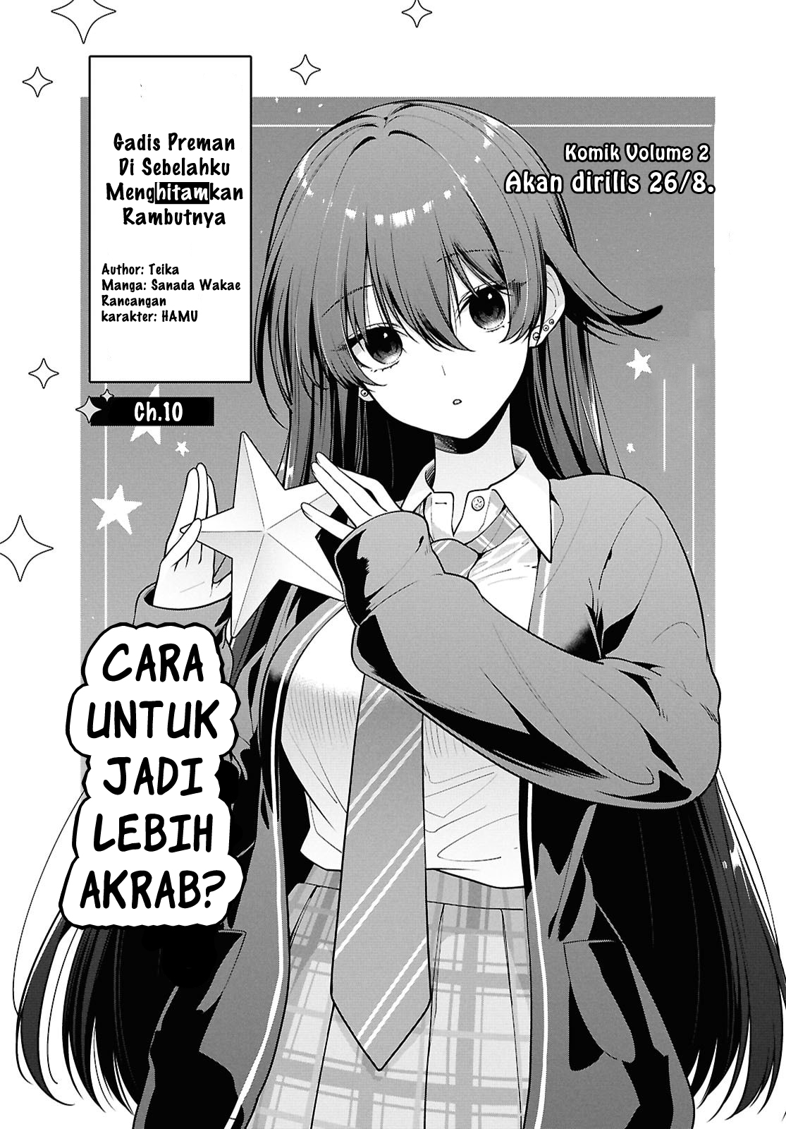Tonari no Seki no Yankee Shimizu-san ga Kami wo Kuroku Sometekita Chapter 10 - halaman 6