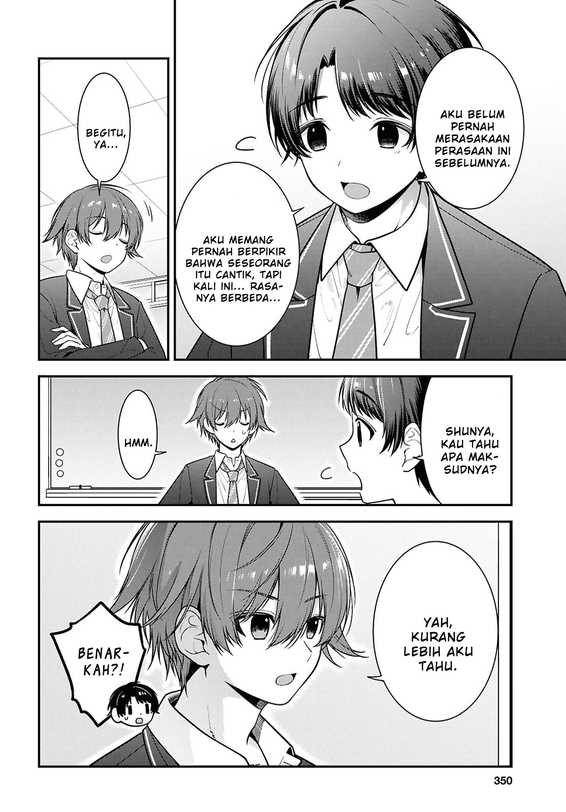 Tonari no Seki no Yankee Shimizu-san ga Kami wo Kuroku Sometekita Chapter 10 - halaman 8