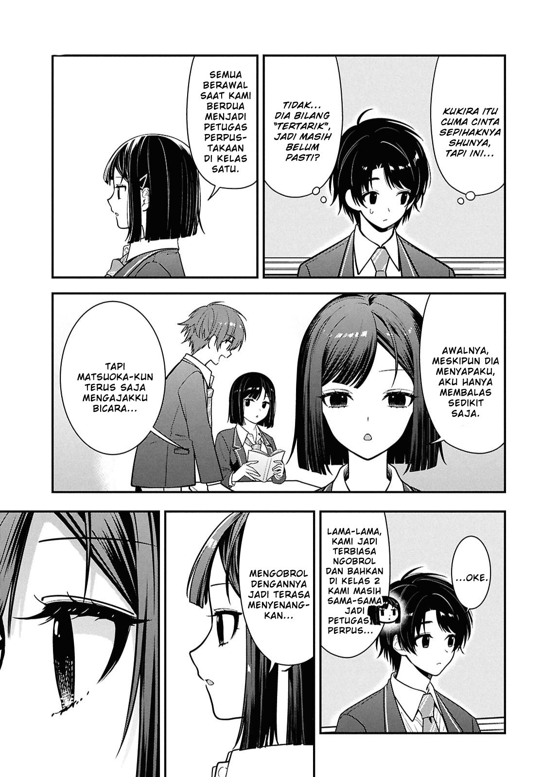 Tonari no Seki no Yankee Shimizu-san ga Kami wo Kuroku Sometekita Chapter 11 - halaman 11