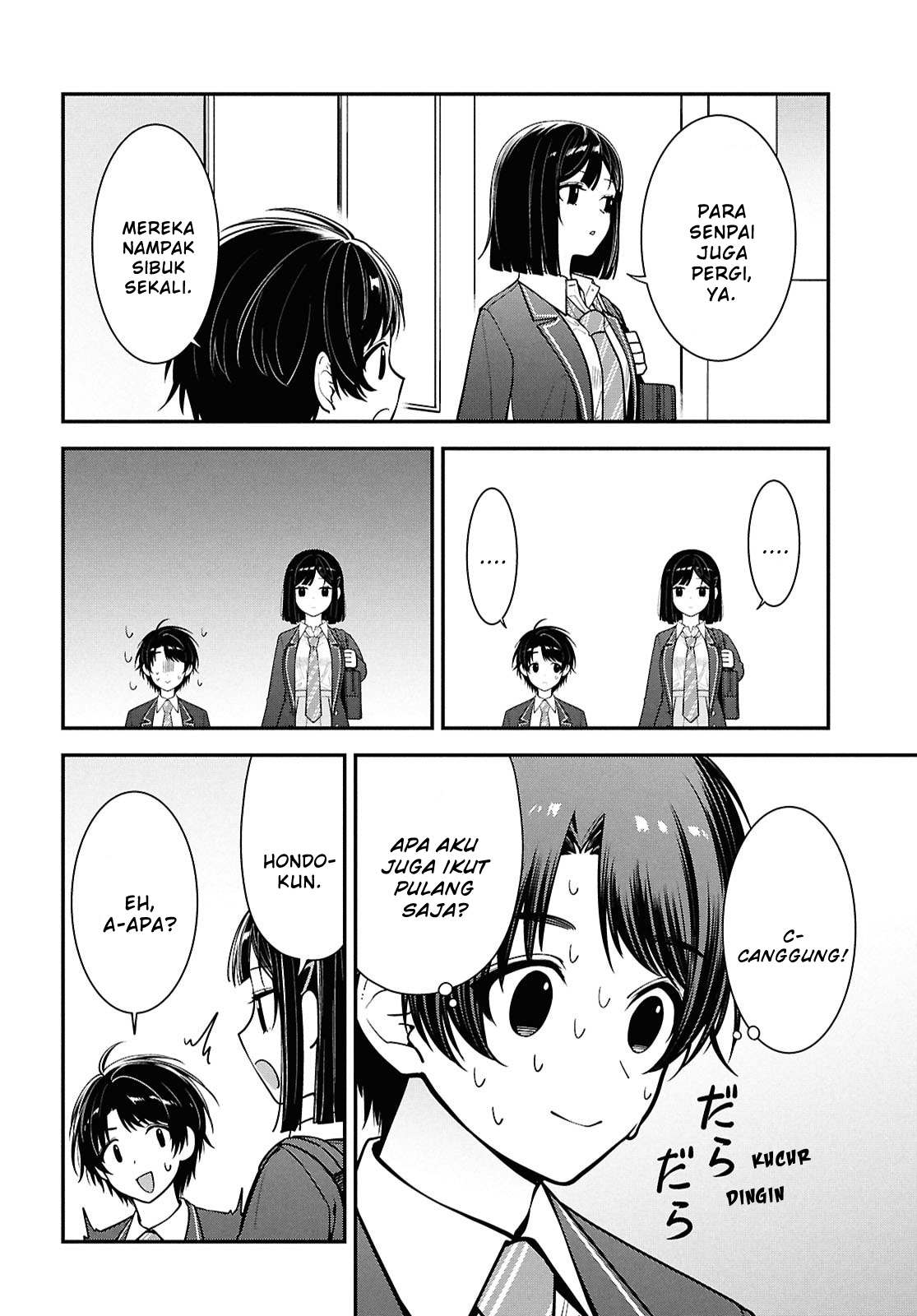 Tonari no Seki no Yankee Shimizu-san ga Kami wo Kuroku Sometekita Chapter 11 - halaman 6