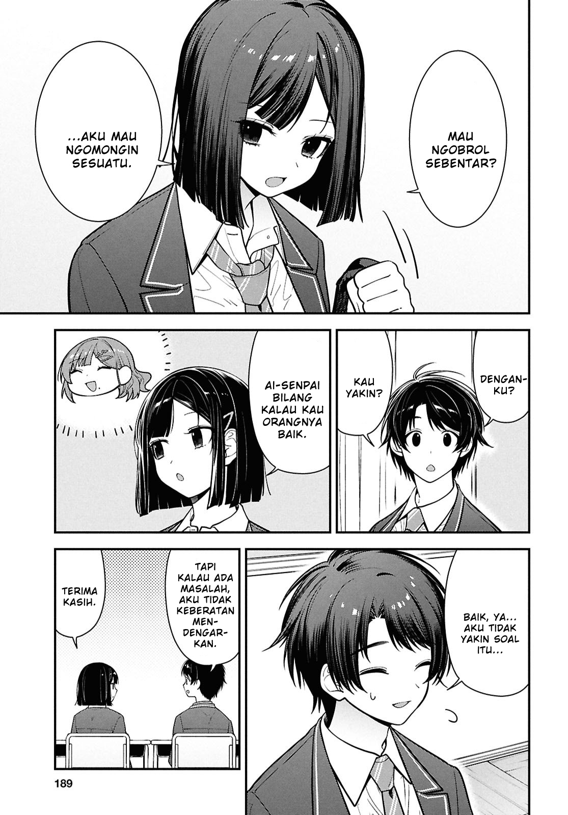 Tonari no Seki no Yankee Shimizu-san ga Kami wo Kuroku Sometekita Chapter 11 - halaman 7