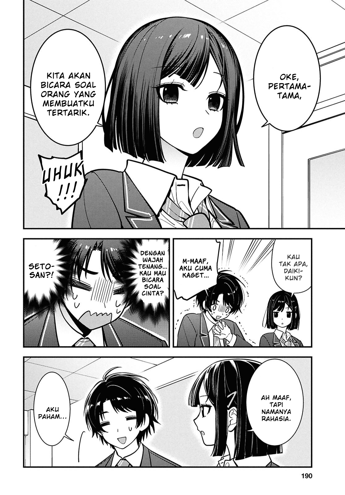 Tonari no Seki no Yankee Shimizu-san ga Kami wo Kuroku Sometekita Chapter 11 - halaman 8