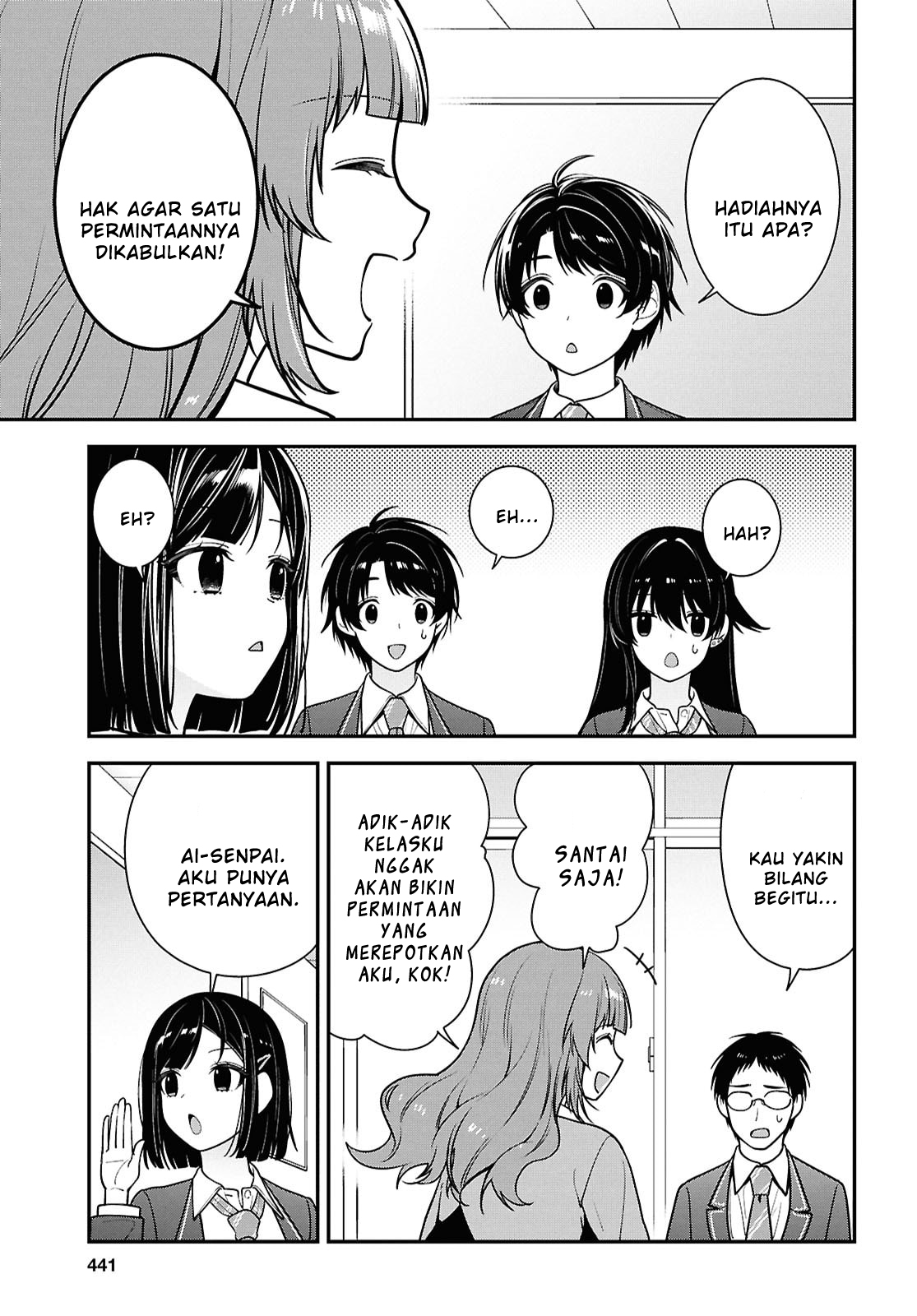 Tonari no Seki no Yankee Shimizu-san ga Kami wo Kuroku Sometekita Chapter 12 - halaman 31